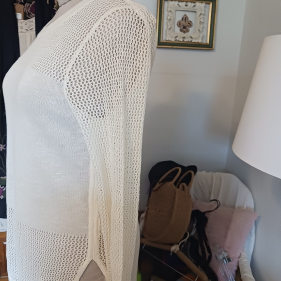 Banana Republic Ecru Linen Tunic Sweater - Picture 8 of 10